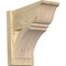 Ekena Millwork Thorton Traditional Rough Sawn Outlooker, Douglas Fir, 8"W x 16"D x 16"H OUT08X16X16THR01RDF - alternate 1